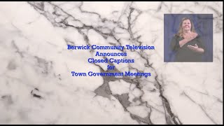 Closed Captioning PSA 2021 09 08