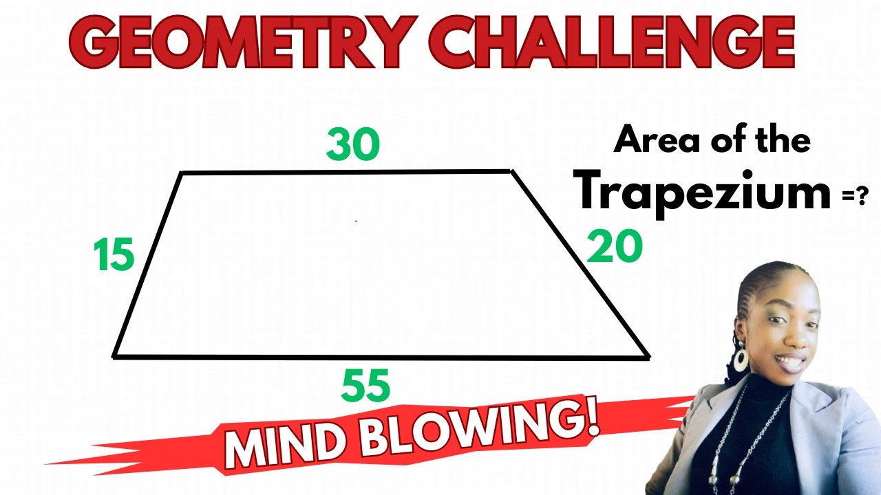 Many People Can’t Solve This Geometry Problem | Area of the Trapezoid?