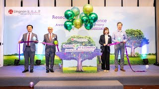 Lingnan University Research and Knowledge Transfer Excellence Awards Presentation Ceremony 2024