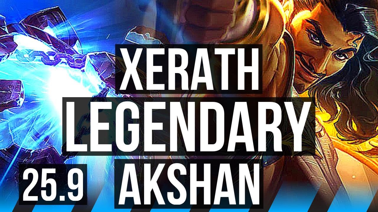 XERATH vs AKSHAN (MID) | 11/1/14, Legendary | EUW Master | 25.9