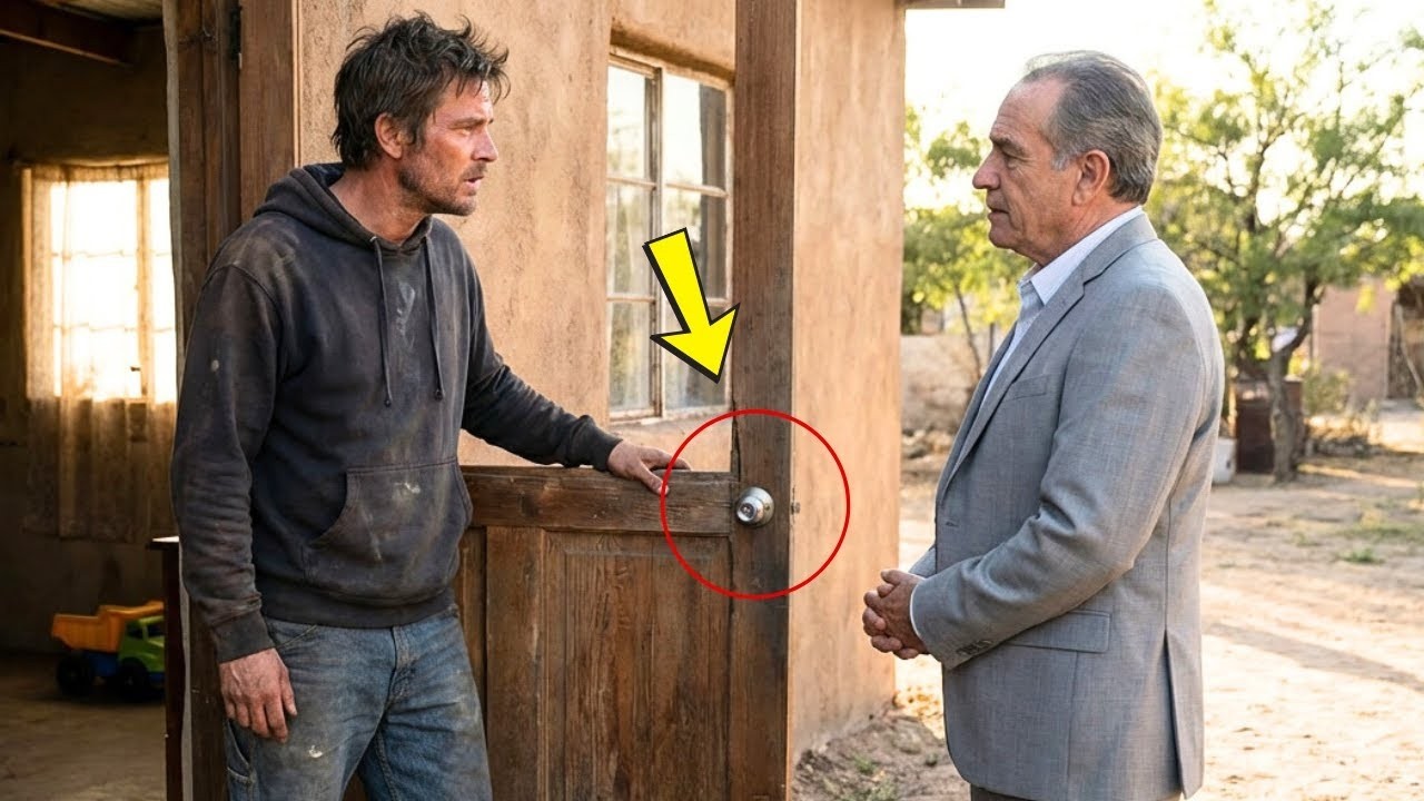 PADRE VIUDO ACEPTÓ TRABAJO NOCTURNO AL AMANECER, EL MULTIMILLONARIO TOCÓ SU PUERTA