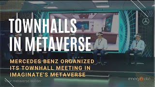 Mercedes Benz Townhall in Metaverse by Imaginate XR