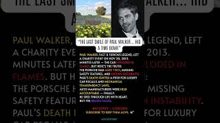 “Paul Walker’s Death Changed Car Safety Forever”