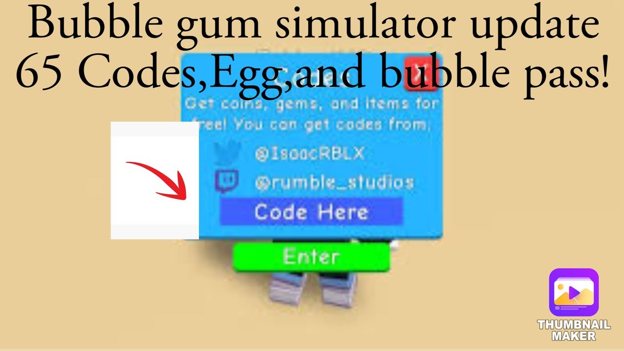 Bubble Gum Simulator Update 65