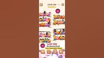 #bird #sort 2 #color #puzzle #level 500 #birdsort #colour #gaming #viral #trending #shorts #solution
