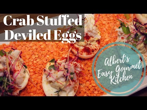 How to make Crab Stuffed Deviled Eggs