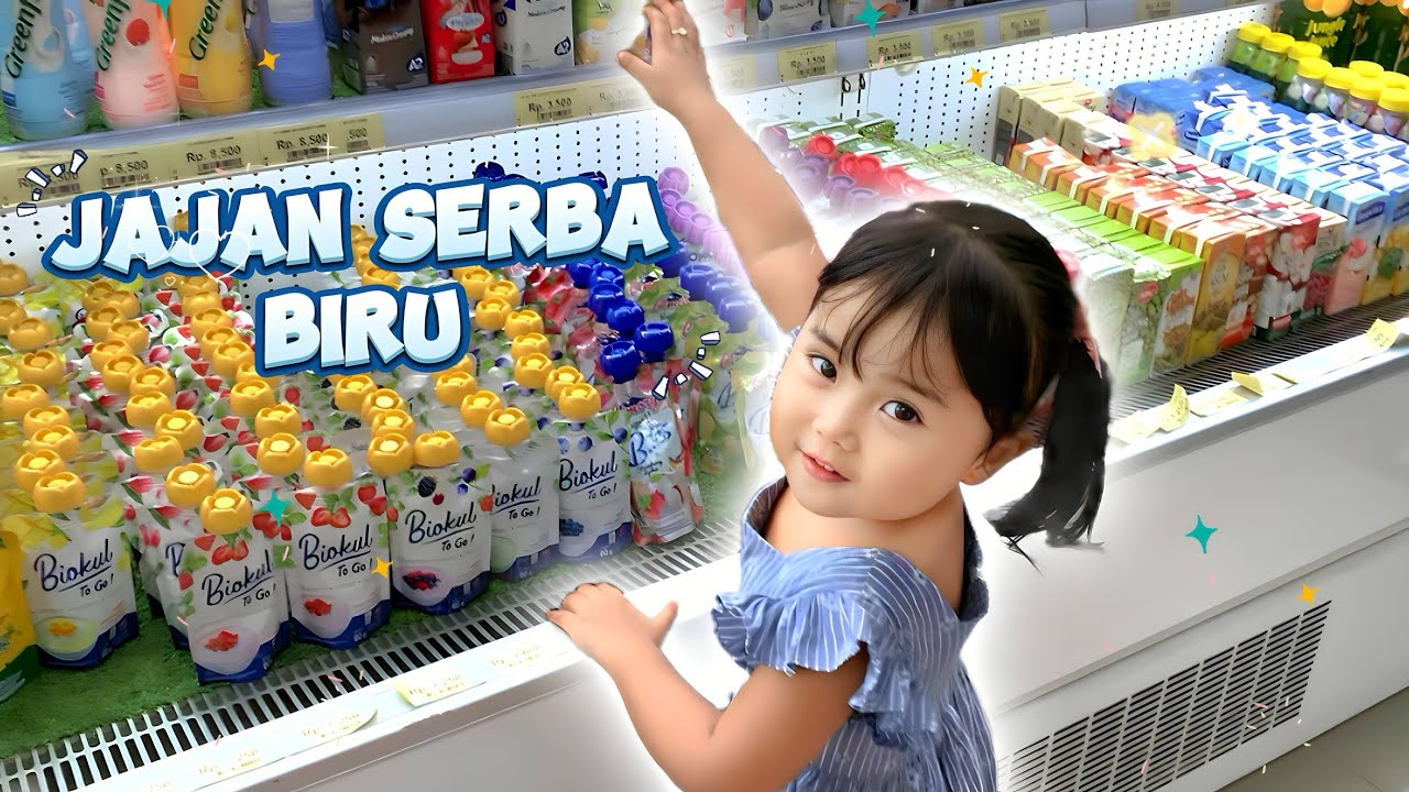 WOOW !! BILA BORONG JAJANAN SERBA BIRU