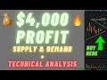 $4,000 Profit Using Technical Analysis || Trade Recap