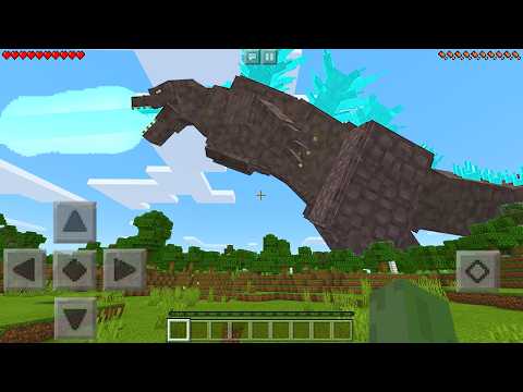 I Found NEW GODZILLA MINUS ONE in Minecraft Pocket Edition...