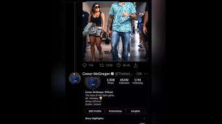 Conor Mcgregor shows video proof of DM from Jolie Poirier