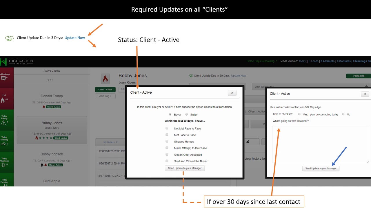 30 Day Client Updates - YouTube