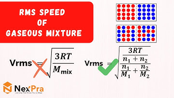 “RMS Speed of Gas Mixture – The Correct Formula You Must Know! ✅”
