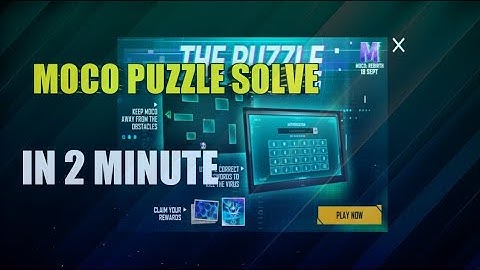 How to solve moco puzzle event in free fire || #gareenafreefire #freefirenewevent #freefiremax