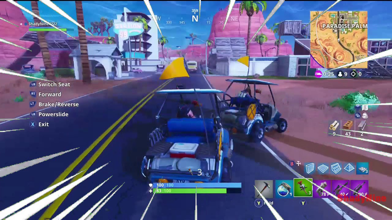 I Put CHiP's Music Over an Insane Fortnite Car Chase - YouTube