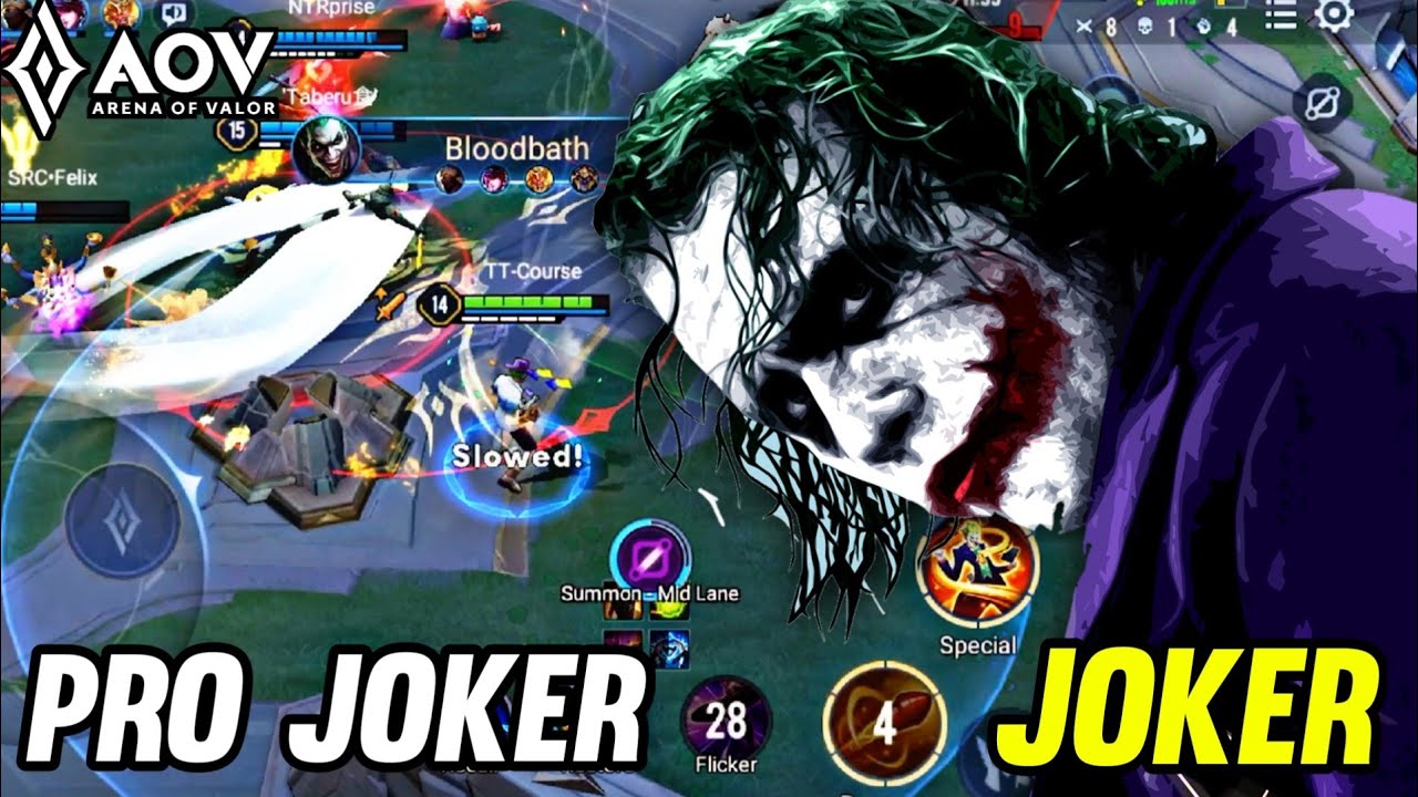 AOV : JOKER DRAGON LANE PRO GAMEPLAY | ARENA OF VALOR