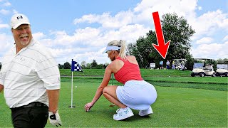 I took an INSTAGRAM MODEL golfing *PRANK*