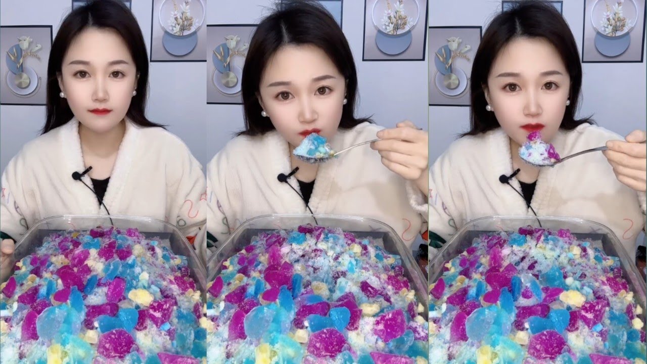 Clear Ice Eating ASMR 🧊 | Relaxing Mukbang