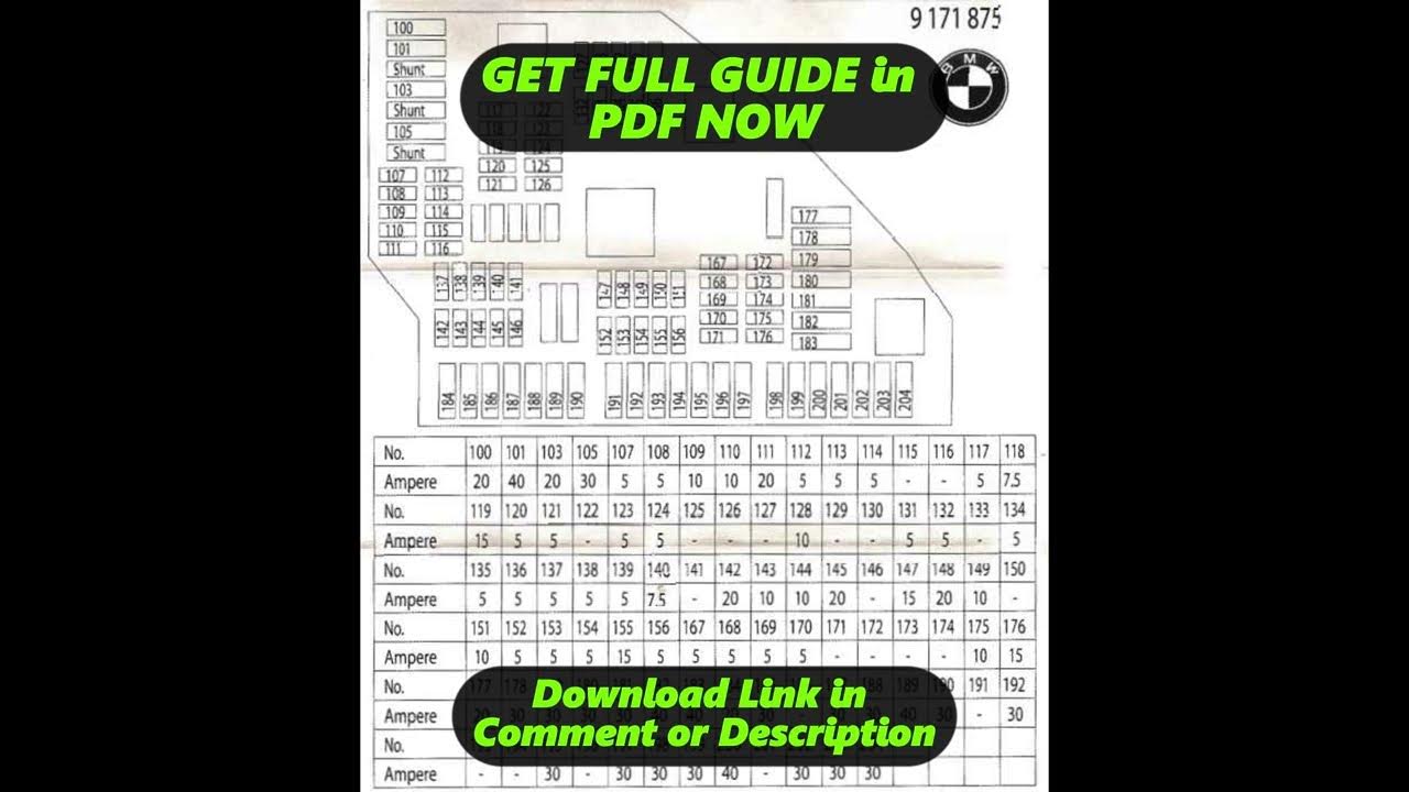 [DIAGRAM] Bmw F10 Fuse Diagram - YouTube