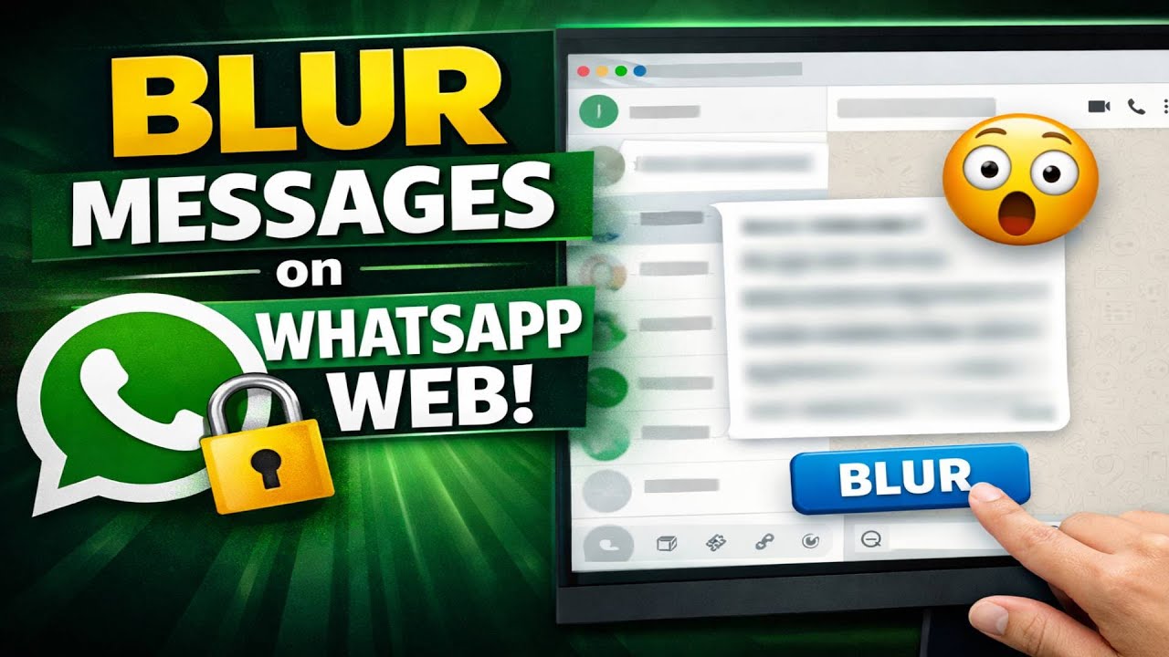 Как размыть сообщения в WhatsApp Web?