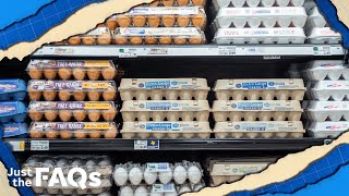 Here's why egg and other food prices are soaring across the US | JUST THE FAQS