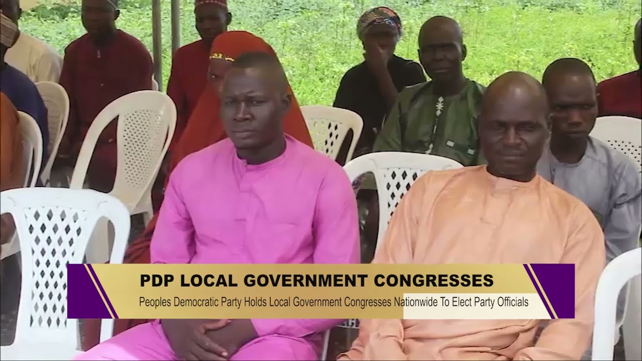 PDP LOCAL GOVERNMENT CONGRESSES