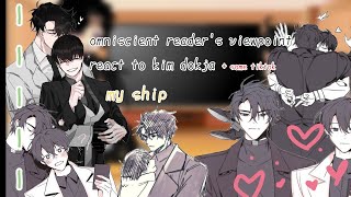 : omniscient reader's viewpoint react to kim dokja ||novel|| *my ship* "my aus"