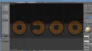 Low-poly tank timelapse