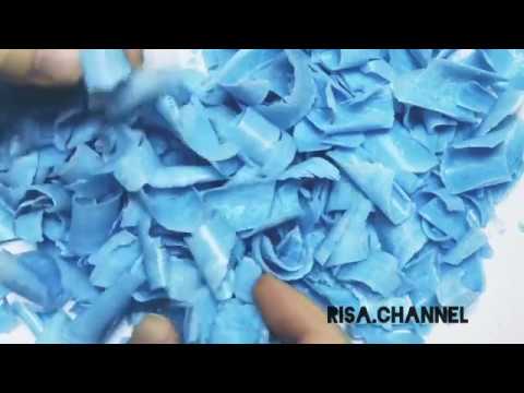 【ASMR】音フェチ💙薄く削った石鹸をゴリゴリ砕く音💙【Soap Crunching】