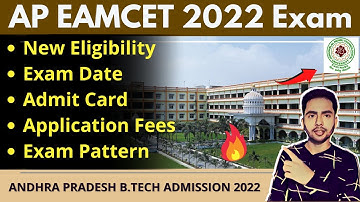 AP EAMCET 2022 Expected Exam Date | Eligibility, Application Form, Syllabus | Jee Mains 2022