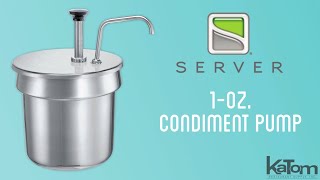 Server 1-oz. Condiment Pump (83220)