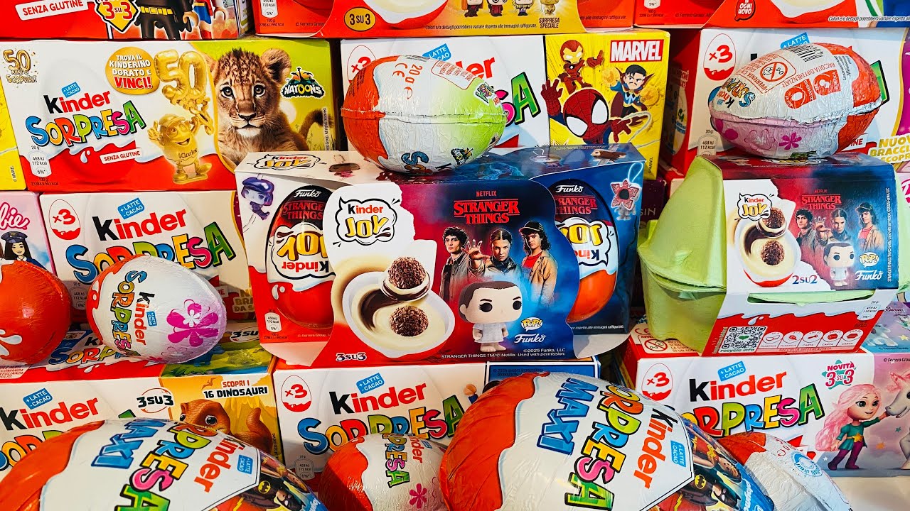 The Best 2025 Stranger Things Kinder Joy ASMR Unboxing 