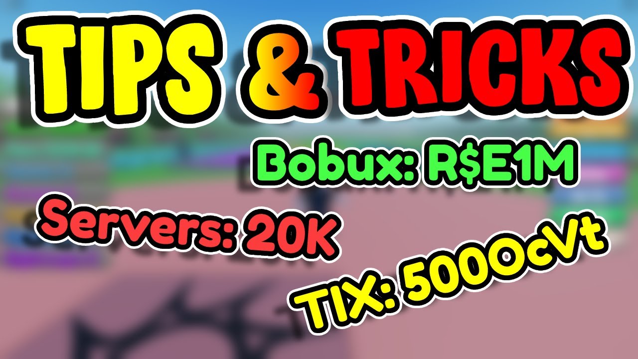 ALL TIPS & TRICKS TO IMPROVE IN Button Bobux Simulator!