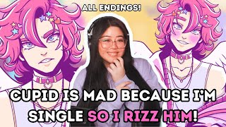 Cupid Says I'm Maidenless So I Kiss Him Instead! | Cupid's Kiss | Dating Sim Game | All Endings screenshot 4
