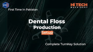 How Dental Floss Is Made | Vertical Injection Molding Machine Demo | 3P Expo