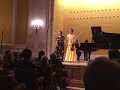 Capture de la vidéo Milica Zulus -- Violin, Nataša Veljković -- Piano, Brahms, Wagner, Waxman
