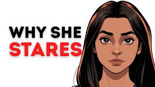 Why She Looks at You but Never Smiles