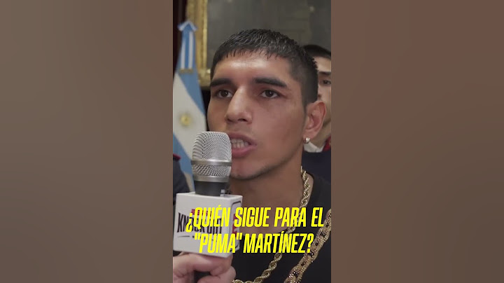 De ganarle a Ioka: ¿Quién sigue para el "Puma" Martínez?