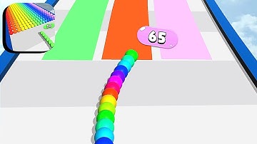 Snake Color ​- All Levels Gameplay Android,ios (Levels 497-501)