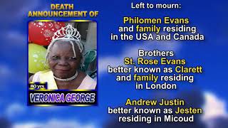 Veronica George Nee Evans long