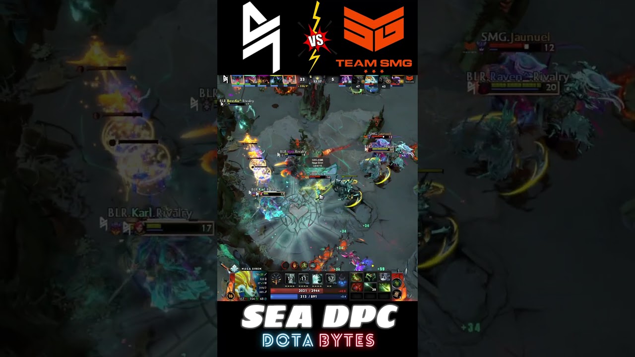 Blacklist Rivalry vs Team SMG 🥇| SEA DPC 🔥 