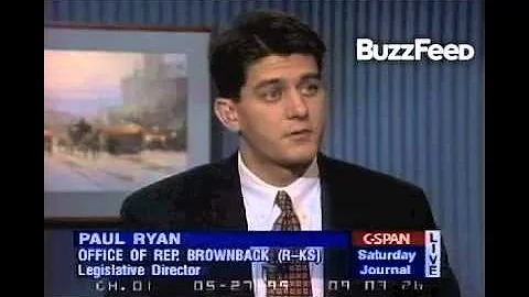 Paul Ryan in 1995 As A Senate Staffer on Reforming...
