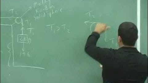 Rotational Dynamics Example 1 Part 1