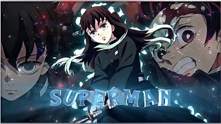 Tokito & Tanjiro [Edit/AMV] Eminem Superman - Demon Slayer