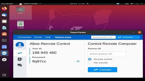 How to install TeamViewer on Ubuntu & Connected another PC.