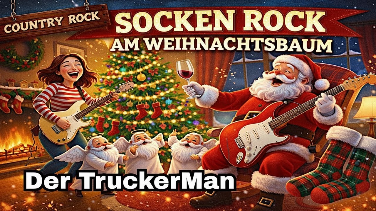 Socken Rock am Weihnachtsbaum - Country-Rock-Weihnachtssong