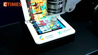 ITRI showcased its foldable touch AMOLED with abrasion-resistant function at Touch Taiwan 2017