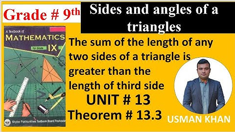 class 9 maths, unit 13, theorem 13.3, kpk textbook, kpk boards