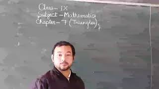 Introduction to Triangles Class-9 Mathmatics