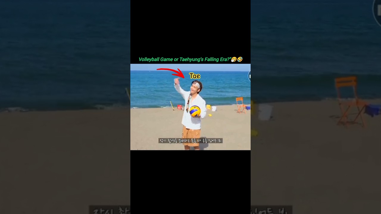 Volleyball Game or Taehyung’s Falling Era🤣