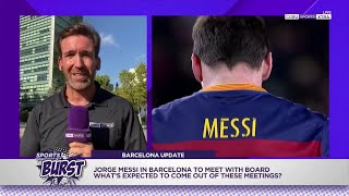 Sports Burst - Jorge Messi lands in Barcelona to meet with the board